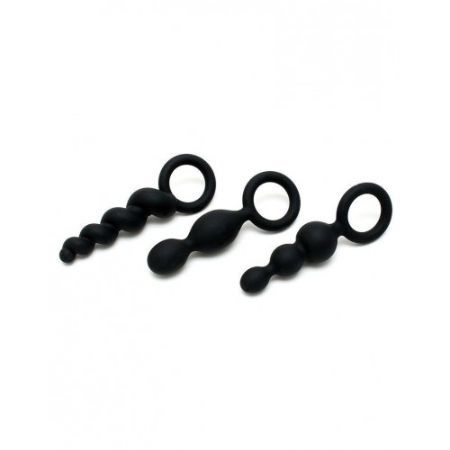 Набір анальних пробок Satisfyer Plugs Black (SO1998)
