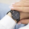 Жіночий наручний годинник Skmei 1528 Чорний