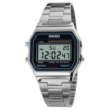 Зовнішній чоловічий годинник Skmei 1123 Сріблястий