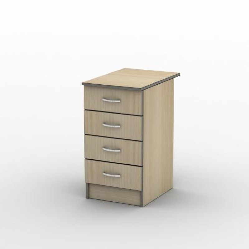 Тумба офісна Тиса Мебель ТП-2 600 Бук 75x60x40 см