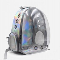 Рюкзак перенесення Pet Cat для домашніх тварин 43х32х28 см Голограма ( код: IBH007S ) Рюкзак перенесення Pet Cat для домашніх тварин 43х32х28 см Голограма ( код: IBH007S )