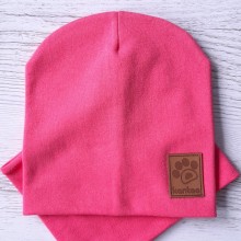 Дитяча шапка з хомутом КАНТА розмір 52-56 Рожевий (OC-271)