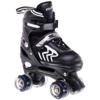 Набір роликові ковзани Banwei SK-9850 розмір 31-34 Чорно-білий