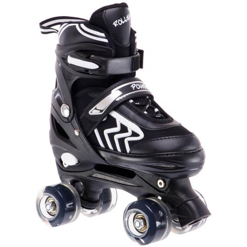 Набір роликові ковзани Banwei SK-9850 розмір 31-34 Чорно-білий