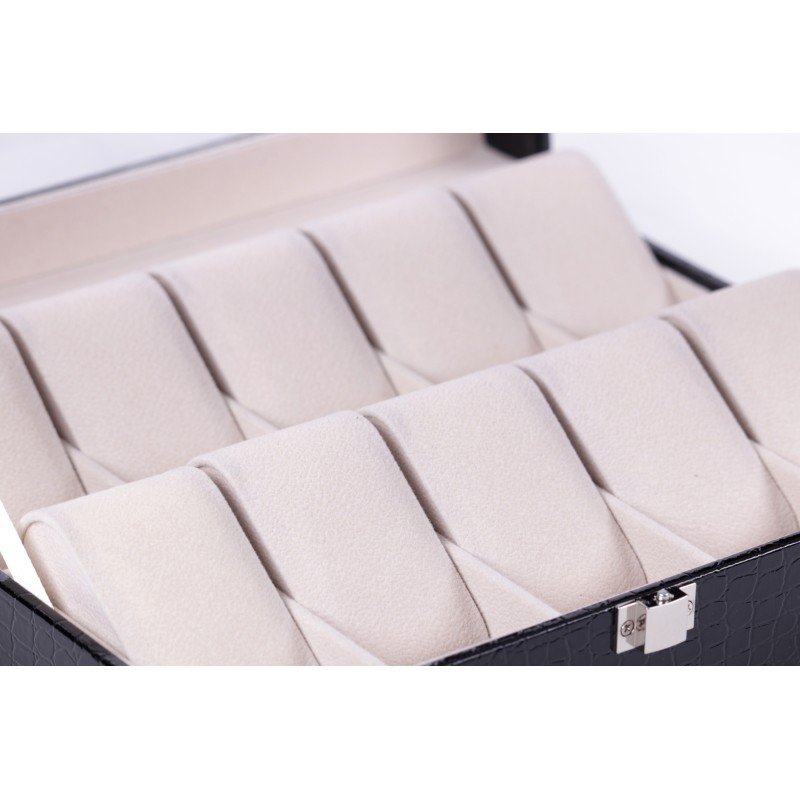 Скринька для зберігання годинників Craft 10PU.CROC.BL Чорний