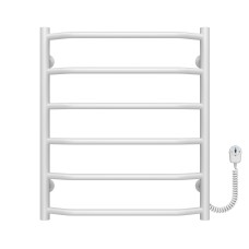 Рушникосушарка електрична Трапеція П6 500х600 Deffi Білий EF16 (C.TR.60.50.6.E.W.R.5)