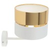 Бра TK Lighting Ілтон 20x28 см Золотисто-білий (TK4770)