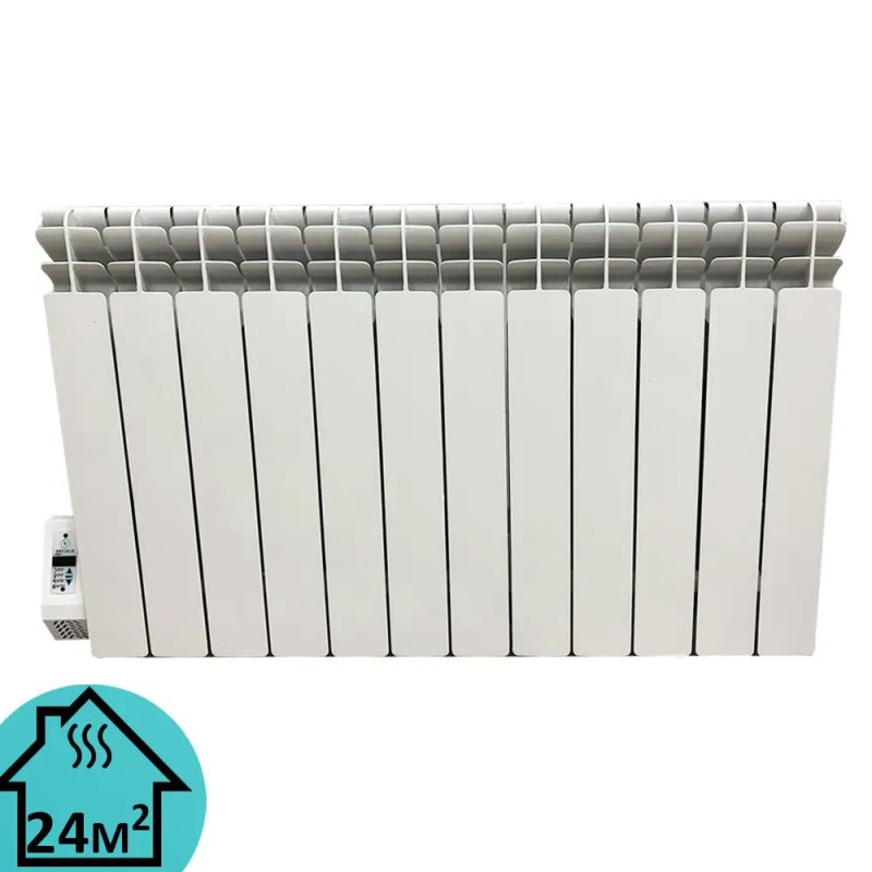 Обігрівач масляний алюмінієвий Electro Elite 12SEL 12 секцій 500/100 програматор зліва 1500 Вт