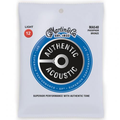 Струни для акустичної гітари 6 шт Martin MA540 92/8 Phosphor Bronze Light Acoustic Guitar Strings 12/54 Струни для акустичної гітари 6 шт Martin MA540 92/8 Phosphor Bronze Light Acoustic Guitar Strings 12/54