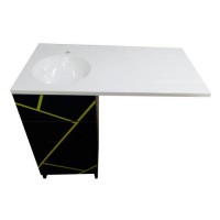 Пластикова тумба The MIX Lego Chaos Антрацит greyyellow 110 см Пластикова тумба The MIX Lego Chaos Антрацит greyyellow 110 см