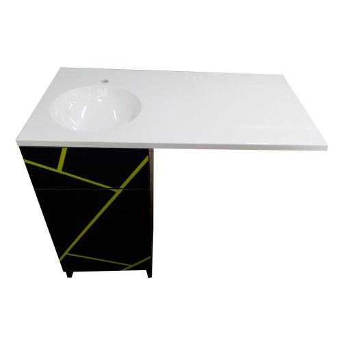 Пластикова тумба The MIX Lego Chaos Антрацит greyyellow 110 см Пластикова тумба The MIX Lego Chaos Антрацит greyyellow 110 см