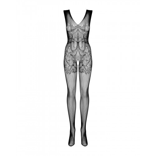 Бодістокінг Obsessive Bodystocking F234 S/M/L, абстрактний малюнок, глибоке декольте в інтернет супермаркеті PbayMarket!