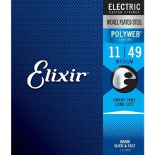 Струни для електрогітари Elixir 12100 Polyweb Nickel Plated Steel Medium 11/49