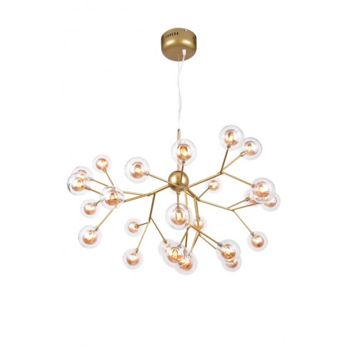 Люстра WunderLicht Mf5206 80x120 см Прозоро-золотистий (MF5206-427)