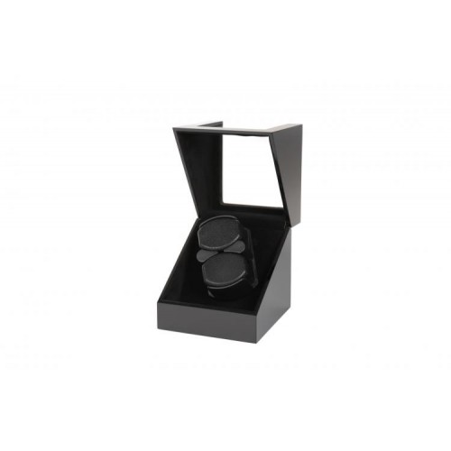 Скринька Craft для підзаводу 2-х годинників M12011 BL 210х210х240 мм Чорний Скринька Craft для підзаводу 2-х годинників M12011 BL 210х210х240 мм Чорний