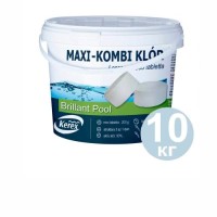 Таблетки для басейну MAX «Комбі хлор 3 в 1» Kerex 80036, 10 кг (Угорщина). Препарат для очищення від слизу