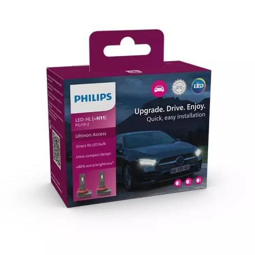 Комплект світлодіодних ламп Philips H11 11362U2500CX Ultinon Access 12V