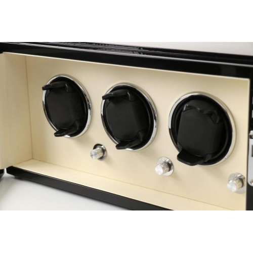 Скринька Salvadore для підзаводу 3 годинників HD130WH 190х370х185 мм Різнокольоровий Скринька Salvadore для підзаводу 3 годинників HD130WH 190х370х185 мм Різнокольоровий