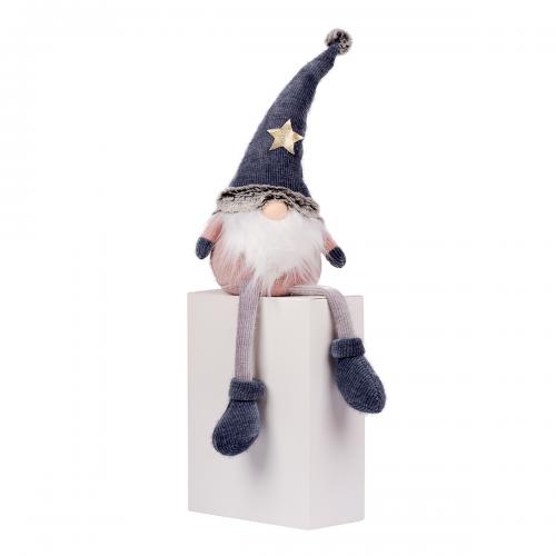 Новорічна м'яка іграшка Novogod'ko «Гном із зіркою» 59 см LED 973727 Новорічна м'яка іграшка Novogod'ko «Гном із зіркою» 59 см LED 973727