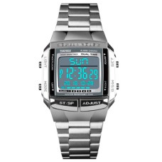 Наручний годинник чоловічий Skmei Illuminator 1381 Сріблястий (1790)