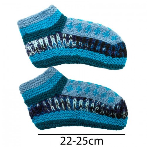 Шкарпетки домашні Kathmandu вовна яка М (22-25 см) Блакитний Синій (27227) в інтернет супермаркеті PbayMarket!