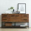 Комод у стилі Loft NS-273 980x1200x450 мм Черный в інтернет супермаркеті PbayMarket!