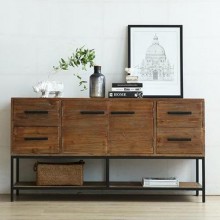 Комод у стилі Loft NS-273 980x1200x450 мм Черный