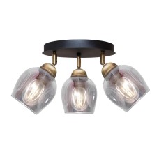 Світильник стельовий MSK Electric Enigma PL 20241-3R BK 619326