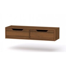 Навісне трюмо Компанит 11 100х33х22 см горіх