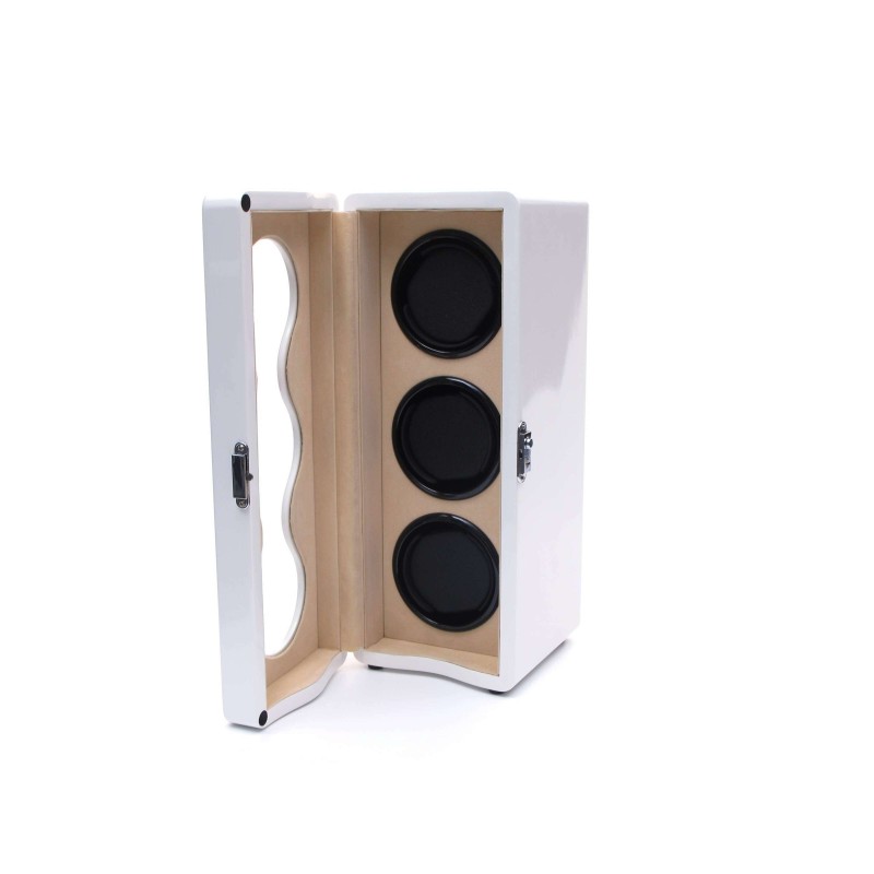 Шкатулка Salvadore для підзаводу 3 годинників SL/8198-WH 3x3 Білий