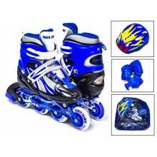 Комплект роликів Power Champs розмір 29-33 Blue (1523167863)