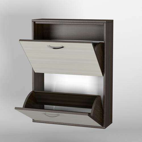 Тумба для взуття Тиса Мебель ТО-124 Венге 84.5x60 см Тумба для взуття Тиса Мебель ТО-124 Венге 84.5x60 см