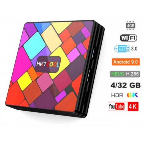 Смарт приставка (Smart TV) медіааплеєр Andorid 9.0 з Bluetooth та дисплеєм XPROCAST HK1 4GB/32GB