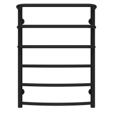 Рушникосушарка водяна Каскад Дуга П6 500х700 Deffi Чорний (C.KD.70.50.6.B.B)