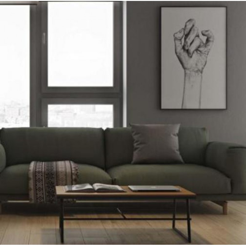 Кавовий журнальний столик у стилі Loft NS-484 430x1100x500 мм Черный