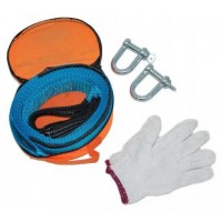 Трос буксирувальний Jianyan 5 метрів 8 тонн з перчатками Blue (3_01676) Трос буксирувальний Jianyan 5 метрів 8 тонн з перчатками Blue (3_01676)