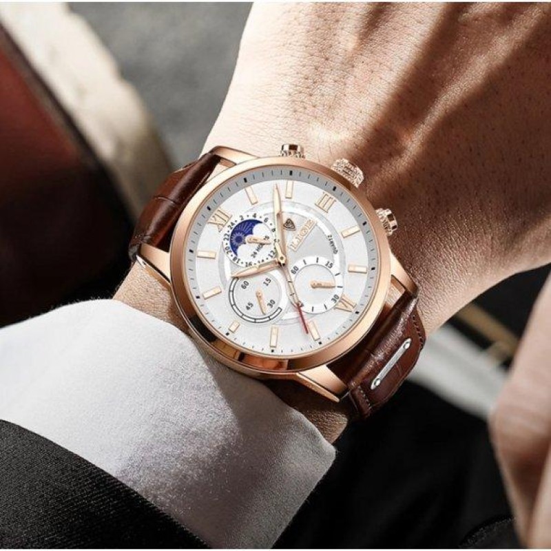 Годинник наручний Lege Signature Коричневий