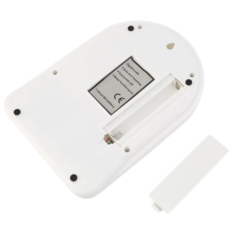 Електронні кухонні ваги UKC SF-400 LCD 10 кг Білий (hub_np2_1307)