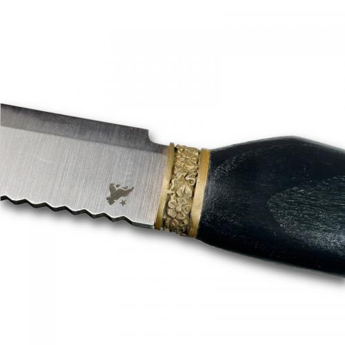Мисливський подарунковий ніж ручної роботи Gorillas BBQ сталь 50х14мф KN101 (5217) Мисливський подарунковий ніж ручної роботи Gorillas BBQ сталь 50х14мф KN101 (5217)