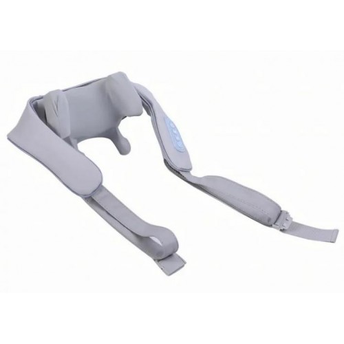 Масажер ударний для шиї та плечей No Brand Neck massager з ІЧ-підігрівом електричний на акумуляторі Сірий (2104618544) Масажер ударний для шиї та плечей No Brand Neck massager з ІЧ-підігрівом електричний на акумуляторі Сірий (2104618544)