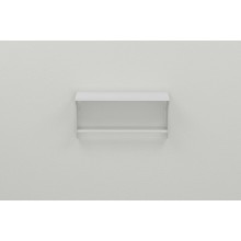 Полиця настінна Ferrum-decor Юзібі 270x700x150 метал Білий ДСП Біле 16 мм (UZI0050)