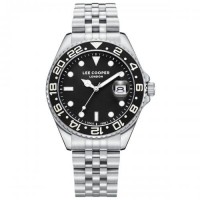 Наручний годинник чоловічий Lee Cooper Daytona Black Сріблястий (3430) Наручний годинник чоловічий Lee Cooper Daytona Black Сріблястий (3430)