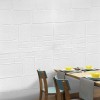 Самоклеюча 3D панель Sticker Wall Камінь білий 700х700х6мм