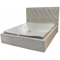Ліжко двоспальне BNB Laurel Comfort 180 x 190 см Simple З підйомним механізмом та нішою для білизни Айворі