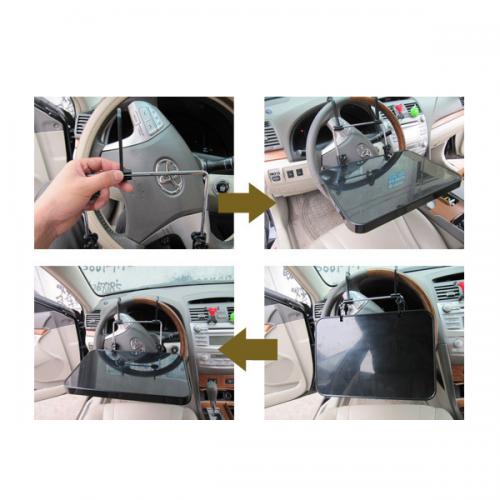 Столик-підставка на кермо для ноутбука Shenpin HDD-312 Чорна Столик-підставка на кермо для ноутбука Shenpin HDD-312 Чорна