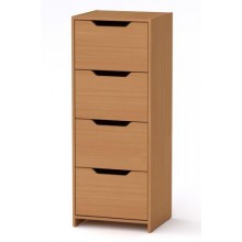 Високий комод Компанит С 48х42х123 см Бук