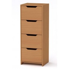 Високий комод Компанит С 48х42х123 см Бук