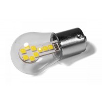 Світлодіодна лампа StarLight T25 18 діодів SMD 3030 12V 1.5W WHITE у скляній колбі