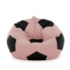 Крісло мішок М'яч Оксфорд 100см Студія Комфорту Розмір Стандарт Кава з молоком + Чорний