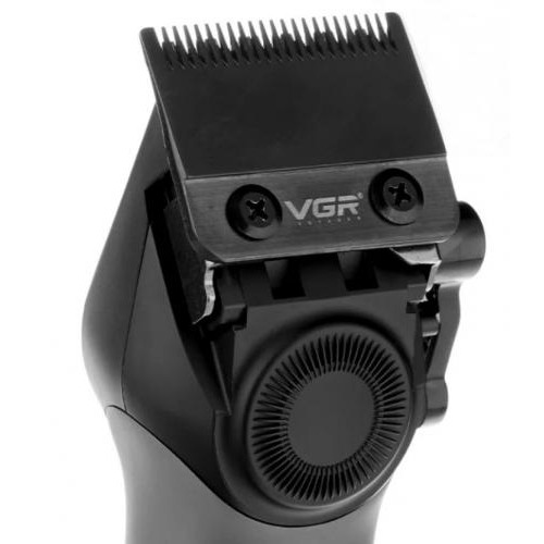 Машинка для стрижки VGR V-001 10 насадок LED Зелений (2390000031) Машинка для стрижки VGR V-001 10 насадок LED Зелений (2390000031)